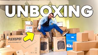 7000€ di pacchi per il NUOVO STUDIO - Unboxing