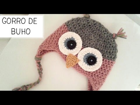 carro Walter Cunningham perspectiva Gorro de Buho a Crochet - Tallas de 0 a 2 años - Parte 2 de 2 - YouTube