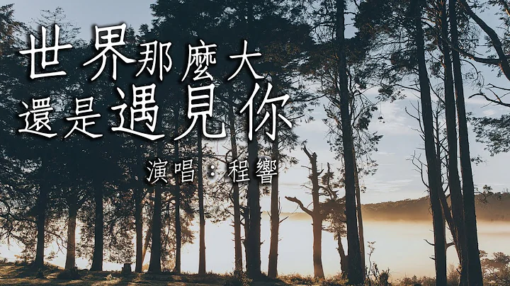 【動態歌詞】世界這麼大還是遇見你(清新的小女孩（中文版）)—程響『世界這麼大還是遇見你 多少次瘋狂多少天真』 - 天天要聞