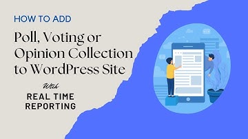 How to Add Poll, Voting, and Opinion Collection Feature to WordPress Website | Advanced Reports