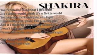 Shakira   The One Thing LYRICS