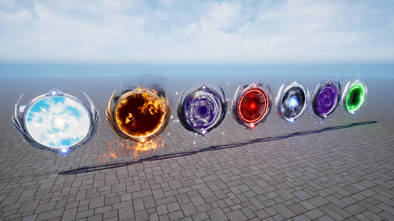 Portal effects UE Niagara | Demo for the FAB marketplace