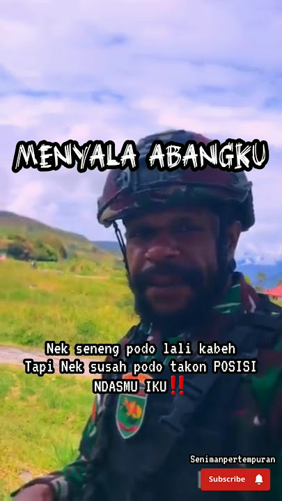 KATA2 MAS TNI INI MAK JLEB BANGET, ASLI PAPUA TAPI PAKAI BAHASA JAWA #tni#viralvideo