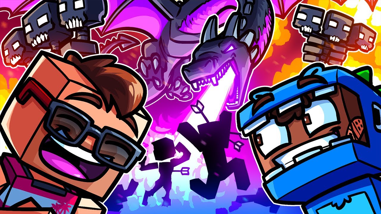 Minecraft Purge SMP But We PRANKED The ENTIRE Server During The Ender Dragon Fight!