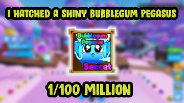 I HATCHED A ✨SHINY✨ BUBBLEGUM PEGASUS (1/100M) IN MINING SIMULATOR 2!!!
