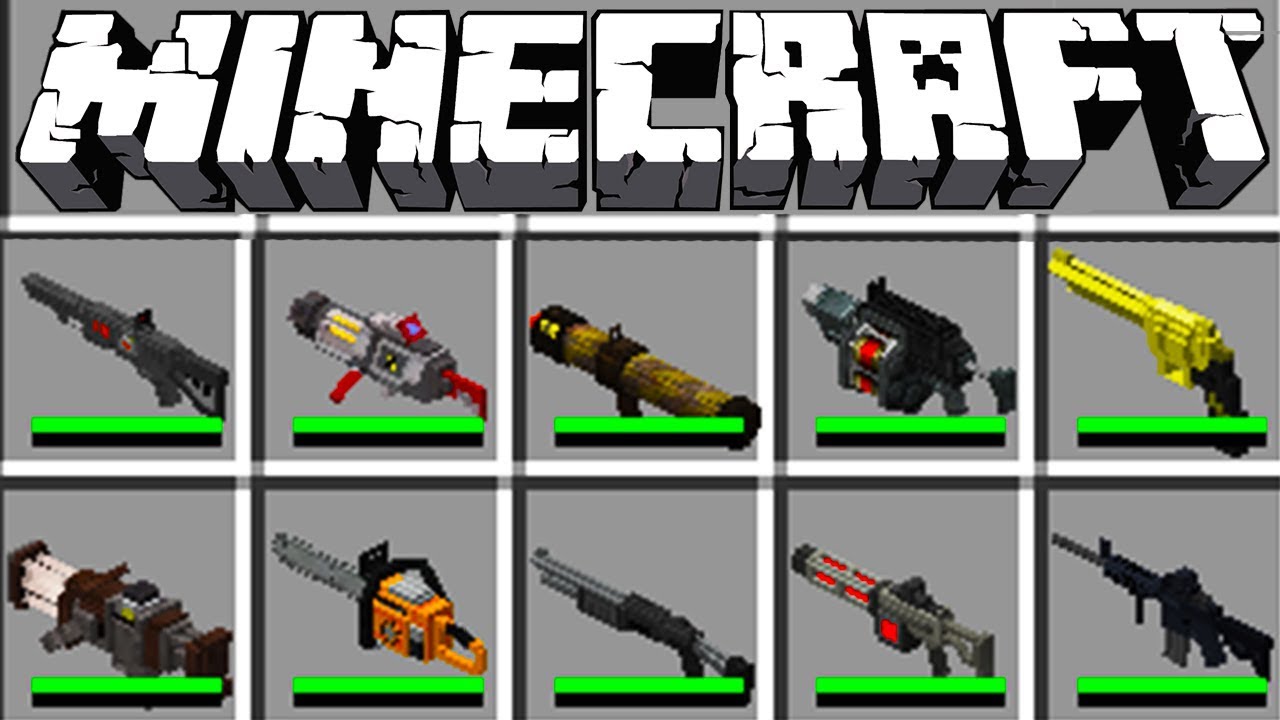 AS NOVAS ARMAS DO MINECRAFT !!! 