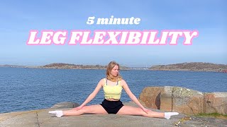 Flexible legs stretching routine