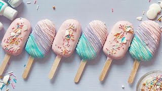 Cakesicles 101: The Dip Method | Cotton candy colors by Colour Mill
