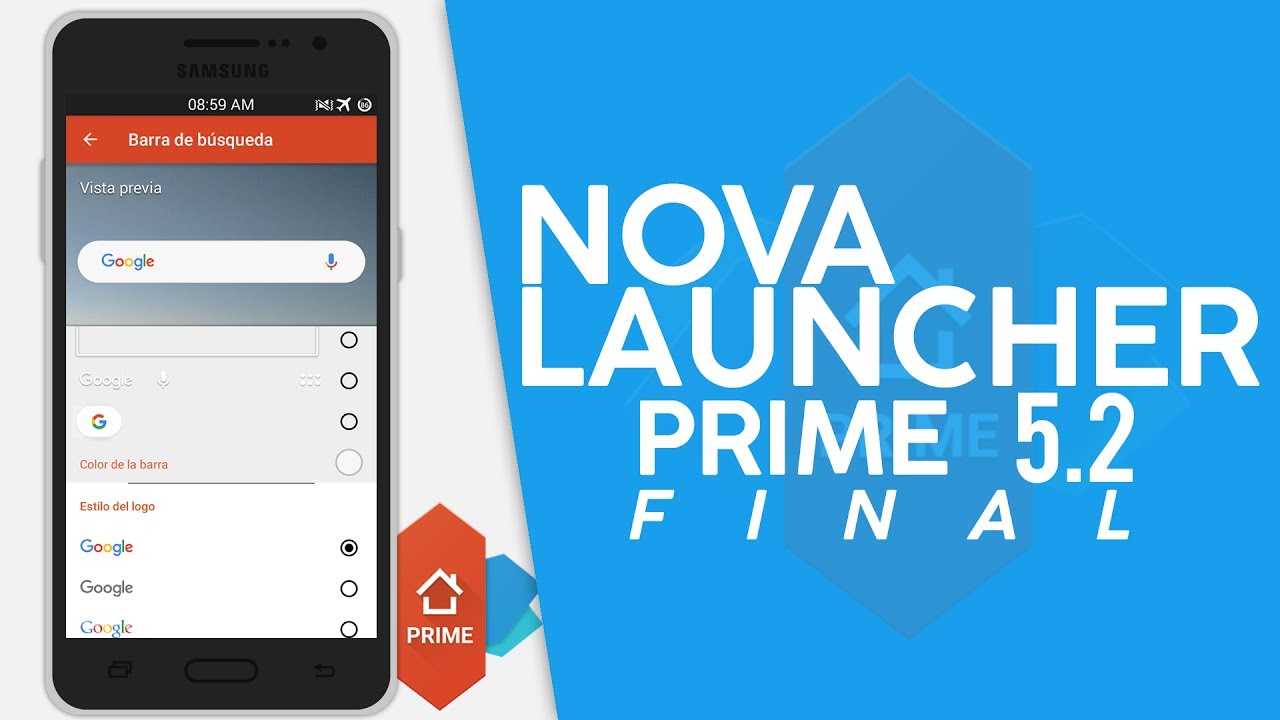 Nova Launcher Prime 5.2 + Tesla Unread Full Final Android