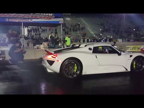 LA Ferrari verse 918 spyder  SAN ANTONIO RACEWAY