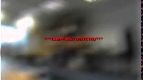 GANZ IP GXi - Camera Tampering  Defocus