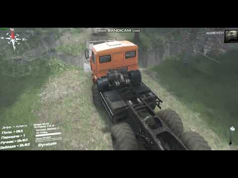 Видео: SpinTires - карта "BAX 7"