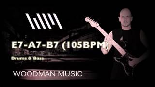 Video thumbnail of "Rockabilly Backing Track  E7 - A7 -  B7 (I - IV - V) 105BPM"