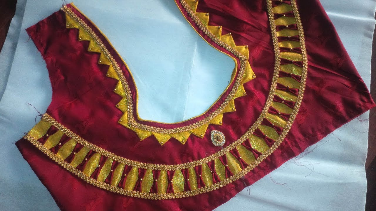 blouse back neck designs photos in youtube full