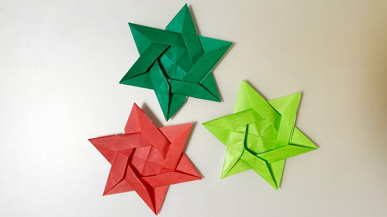 Easy origami! I tried making a star (remake). - YouTube