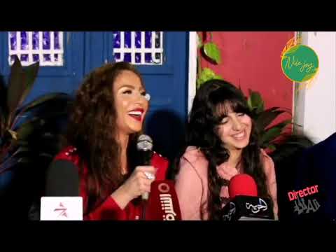 جانب من مؤتمر دوللي شاهين لانطلاق اغنية انا الحاجة الحلوة