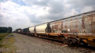 Norfolk Southern Freight With 3 Sd70S And 3 D9-40Cws
