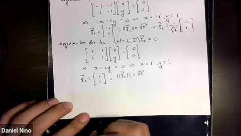 1.9 Example: Diagonalizing Hermitian matrices