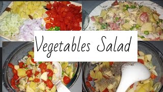 Vegetable Salad Recipe -Best Healthy Tasty Salad -Easy Vegetable Salad Recipe By Cooking With Nargis