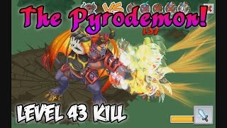 Knights And Dragons Pyrodemon - Level 43 Kill Arena Battles