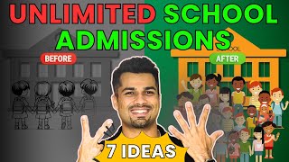 Increase School Admissions: 7 Ideas EXPOSED!!