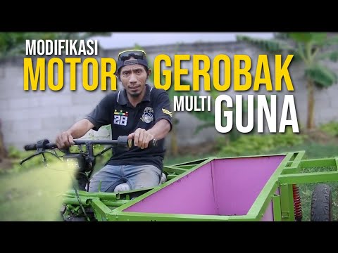  Gerobak  Motor  Multi Guna berbahan besi bekas  dan motor  