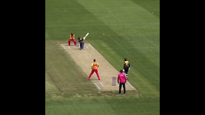 Sri Lanka V Zimbabwe T20 World Cup Warm-ups - Kusal’s wicket