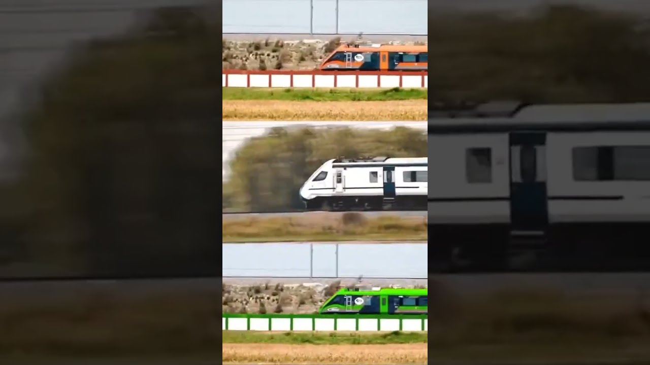 Vande Bharat -  Tri Color - Saffron - White - Green - Love for Trains