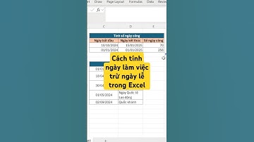 Hàm tính thời gian chuyên nghiệp mà bạn chưa biết #exceltips #excelonline  #tipexcel #tinhocvanphong