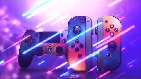 Custom PS4 Controller - Custom Galaxy Joycons - Controller Chaos