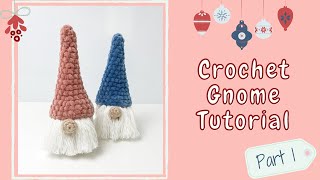 Easy Crochet Gnome/ Gonk 2021 (Tutorial Part 1) | Free Amigurumi Christmas Pattern for Beginners