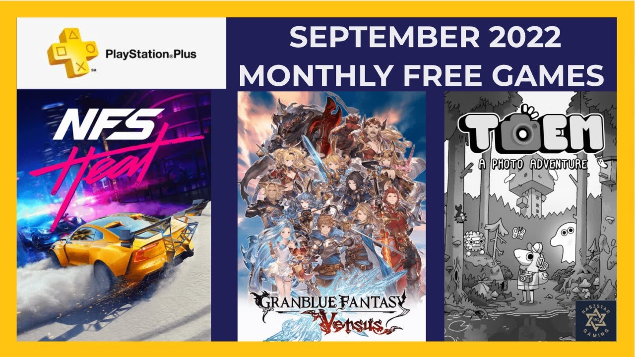 PlayStation Plus September 2022 Free Monthly Games (PS Plus Essential