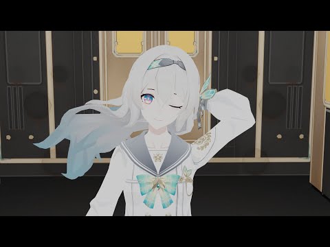 Firefly - Spring Missive Outfit (HSR) - MMD  [Miniskirt] #hsr #mmd #firefly