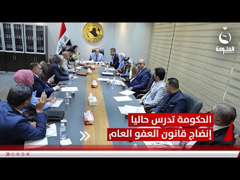 القانونية النيابية الحكومة تدرس حاليا إنضاج قانون العفو العام