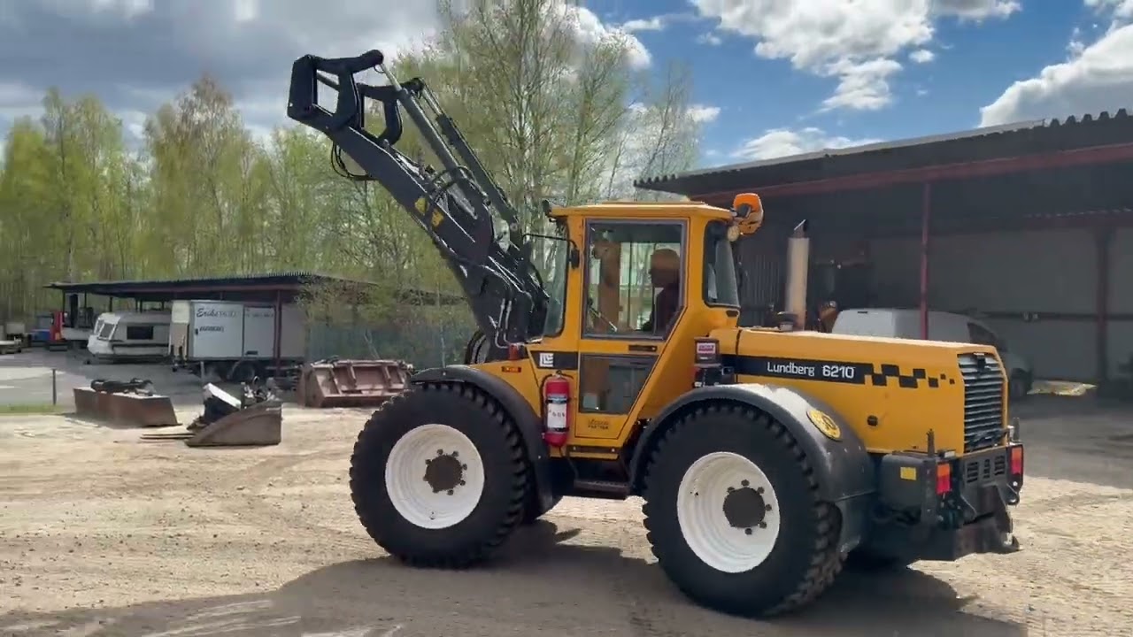 Hjullastare LUNDBERG 345 LSE 6210 med Redskap