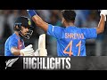 Iyer and Rahul Show Class In Series Opener | HIGHLIGHTS | 1st T20 - BLACKCAPS v India, 2020