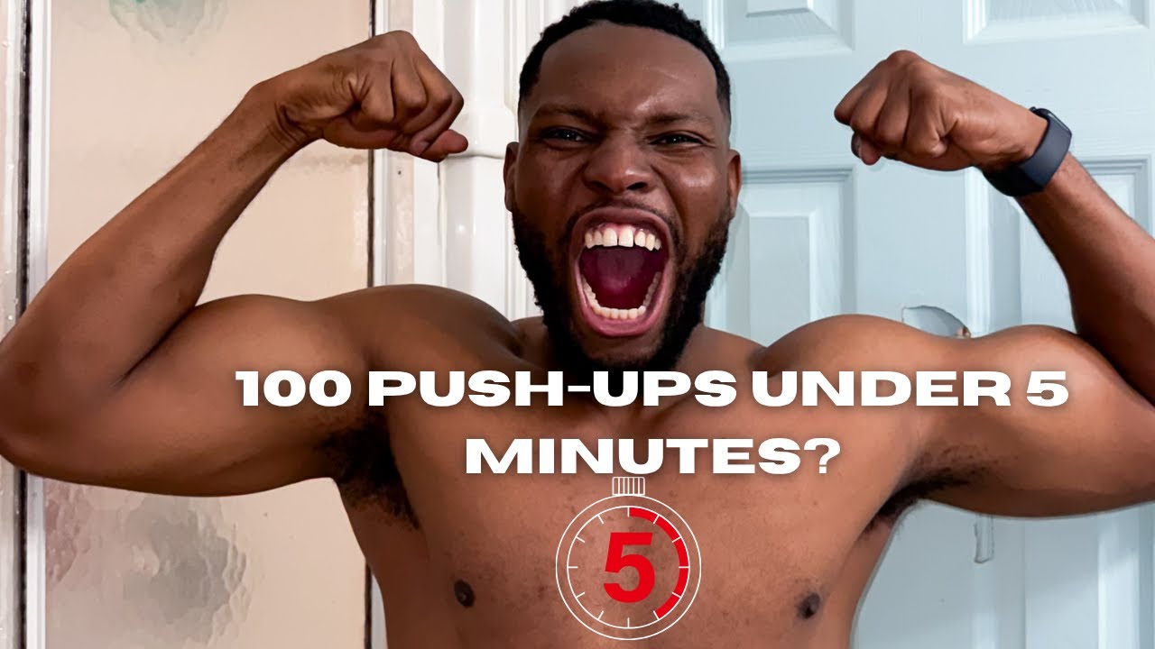 I try doing 100 Push-Ups under 5 minutes 😳 - YouTube