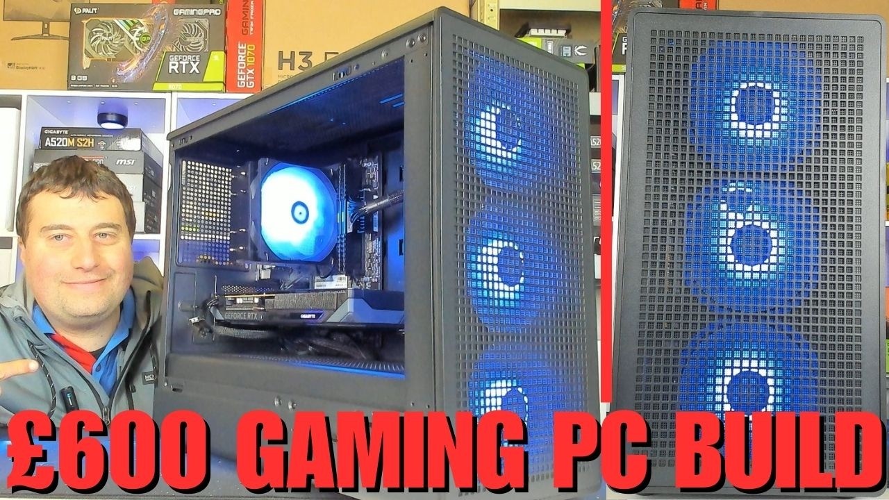 600 Gaming PC Build - Ryzen 5 5500 & RTX 5060 - YouTube