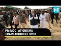 Pm modi visits coromandel express crash site in balasore reviews situation in odisha  watch