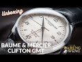 Unboxing Baume &amp; Mercier Clifton GMT