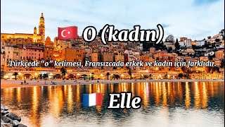 İlk Fransızca Cümlelerini Kur 🇫🇷 | “O” (ELLE) ile Tanışıyoruz (A1 Ders 4)