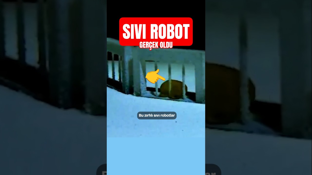 Sıvı robot gerçek oldu #shortvideo #webtekno
