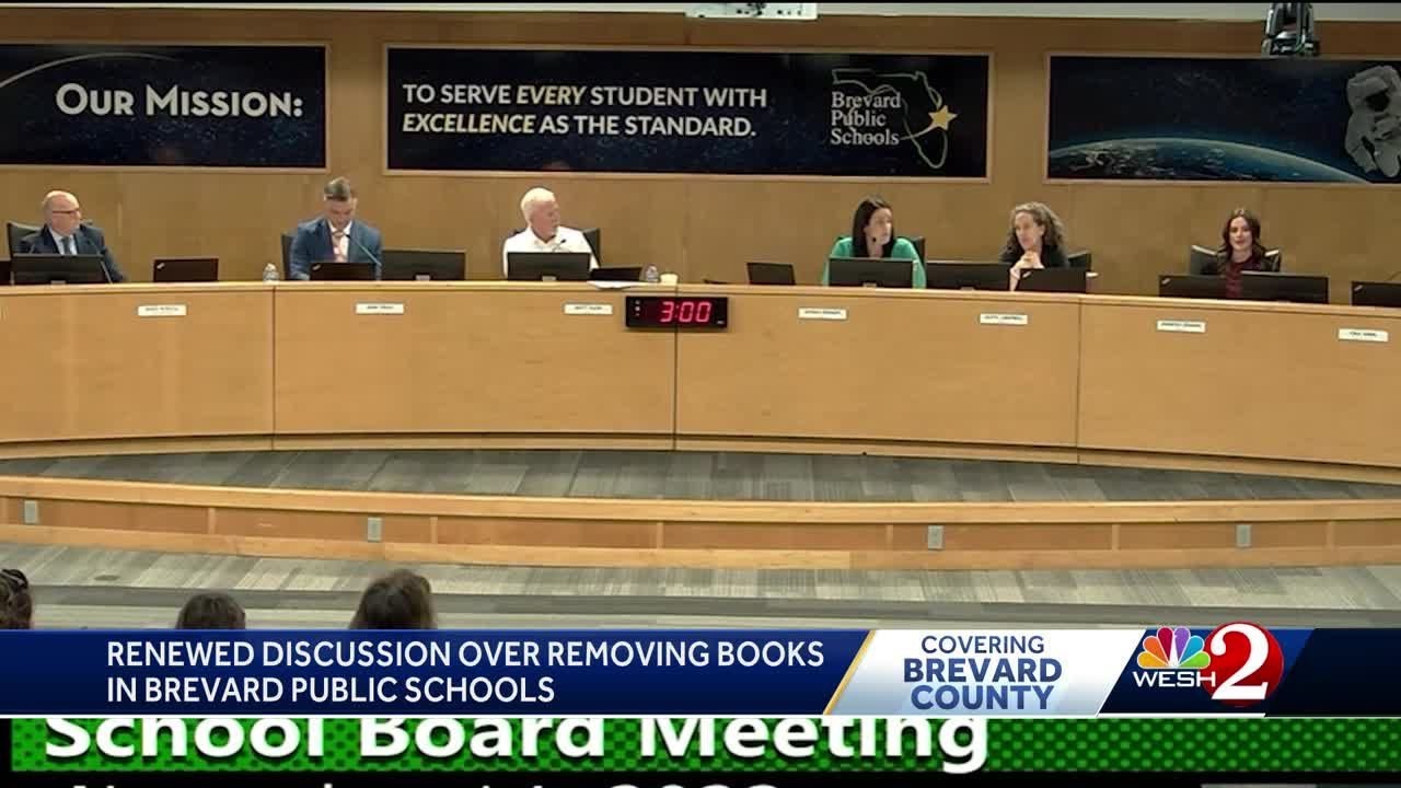 Failed motion to remove nearly 300 books from Brevard County schools