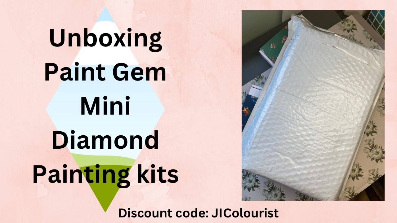 Paint Gem Unboxing - New Diamond Painting kits 