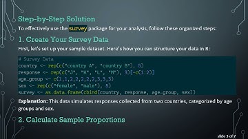 How to Use the survey Package for a Post-Stratified Quota Sample in R
