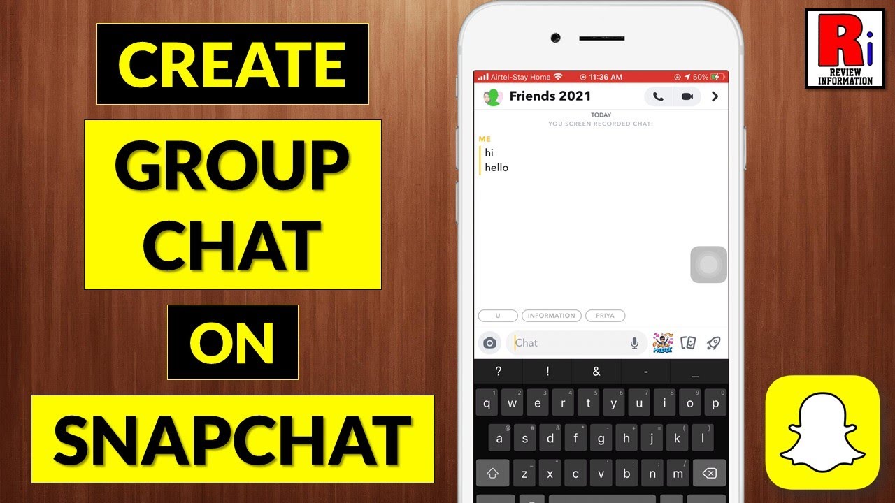 How to Create A Group Chat on Snapchat (Updated) YouTube