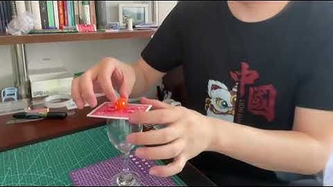 Saturn Magic - Dice Through Card by Dingding video DOWNLOAD