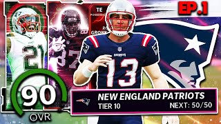 I BUILT A FULL PATRIOTS THEME TEAM! EPISODE 1 - MADDEN 22 ULTIMATE TEAM!