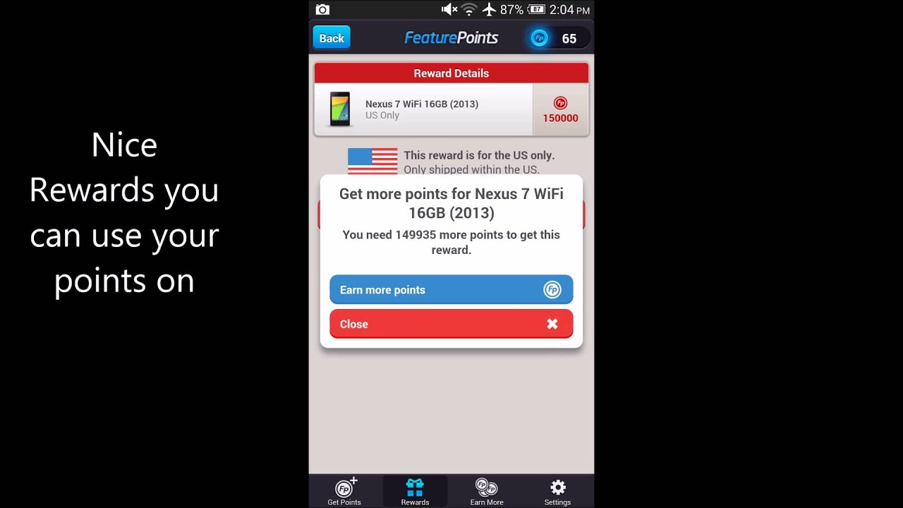 Feature Points 2017 Win free gift cards and more