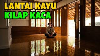 Padahal Rumah Panggung Biasa Tapi Lantai Dan Dinding Mengkilap Bagai Kaca..